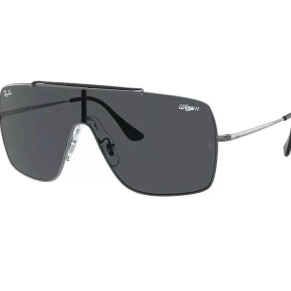 Ray-Ban Black and Gray Wings II Sunglasses - Picture 1 of 8
